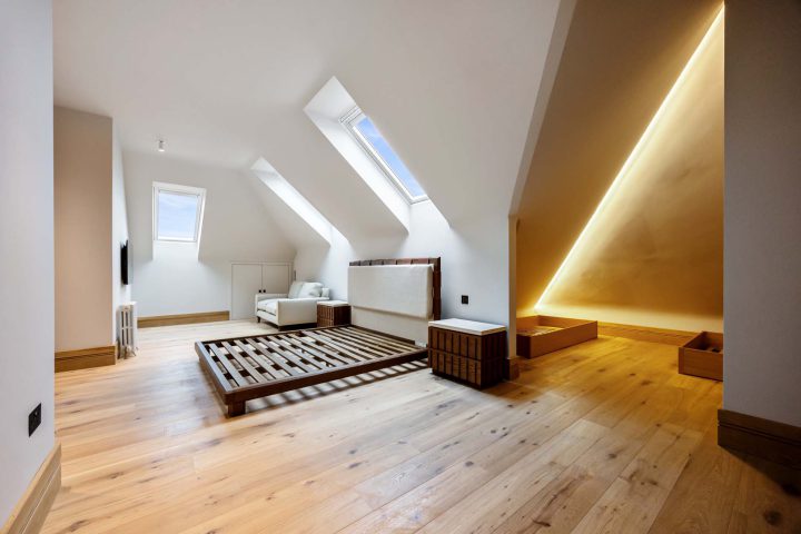 The bedroom of a house