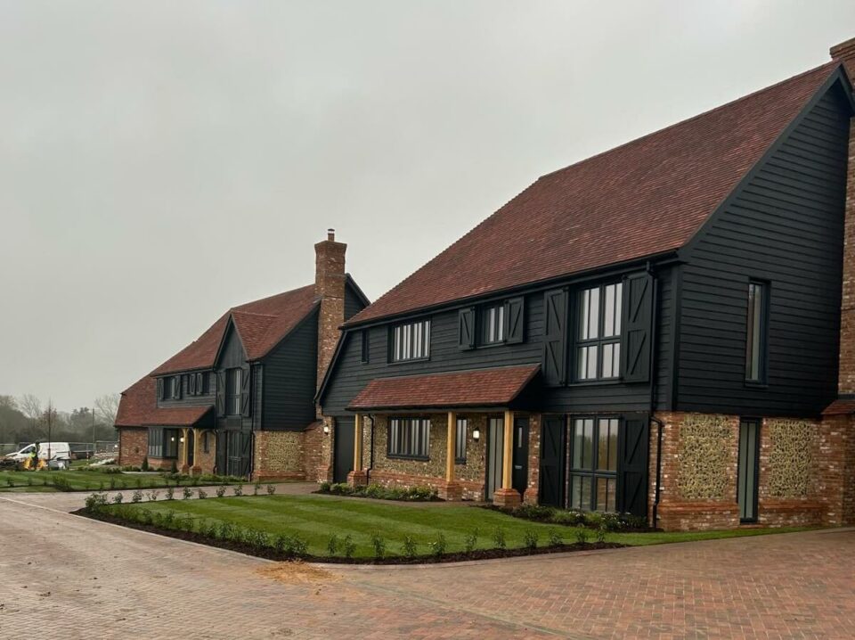 Two large houses and driveway