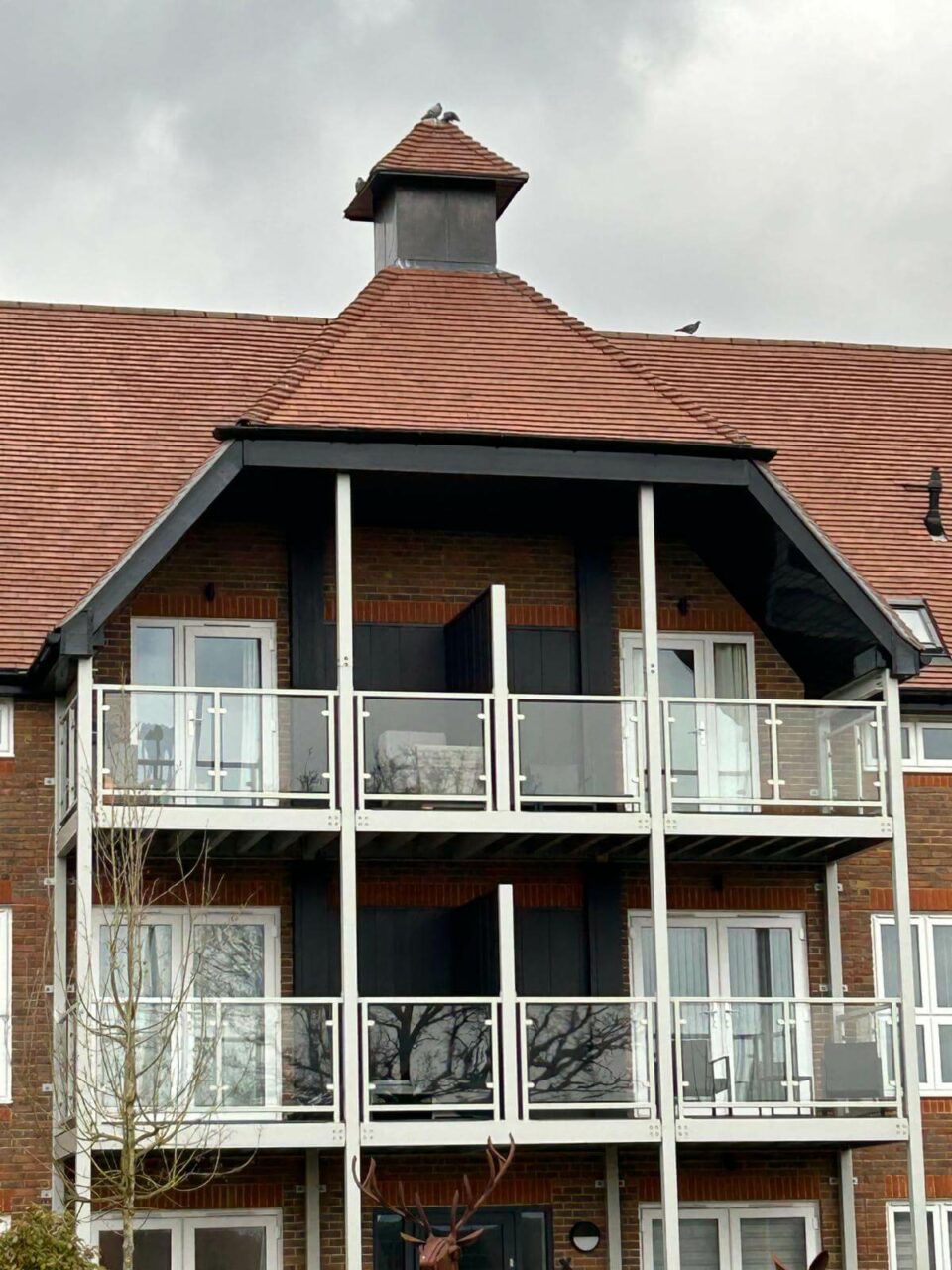 Apartments with balconies